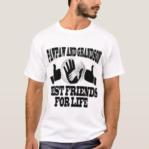 CAMISETA MEJORES AMIGOS DE LA PAPAYA Y DEL NIETO PARA LA