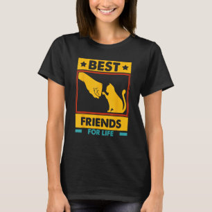 Camiseta Mejores Amigos De La Vida Gatos Hombres Mujeres