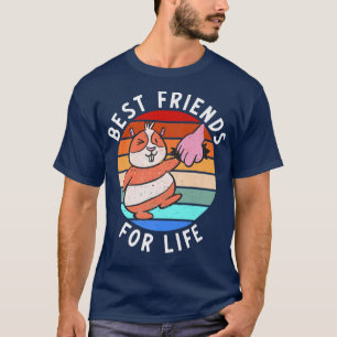 Camiseta Mejores amigos de un cerdo guineano salvavidas