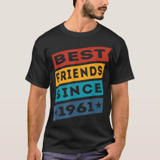Camiseta Mejores Amigos Desde 1961 BFF Besties
