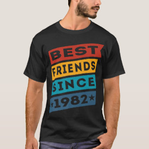 Camiseta Mejores Amigos Desde 1982 BFF Besties