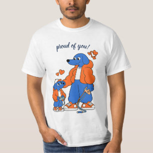 Camiseta Mejores amigos: dúo de perro azul padre e hijo (Na
