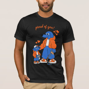 Camiseta Mejores amigos: dúo de perro azul padre e hijo ( O