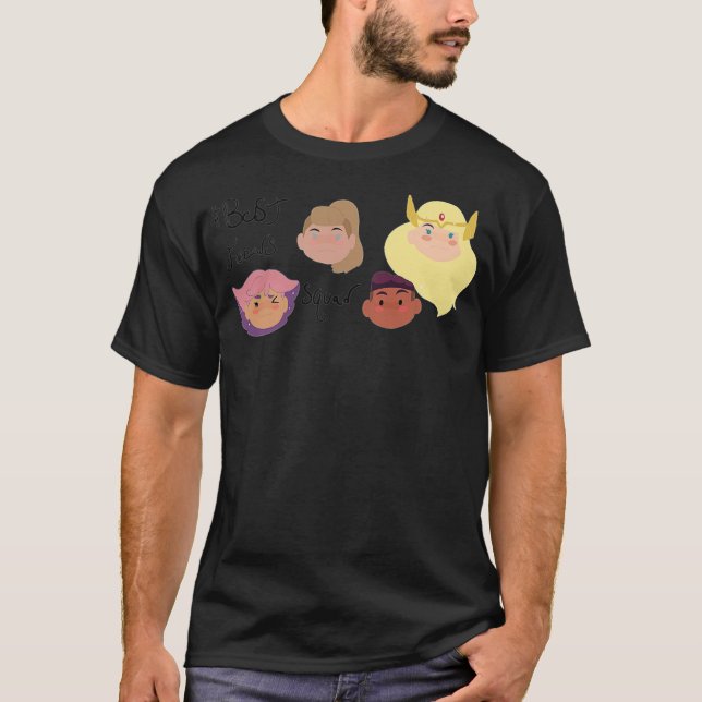 Camiseta Mejores amigos Escuadrones animales - (Anverso)