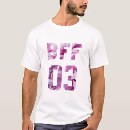 Camiseta Mejores amigos florales para 3 - AMF 03