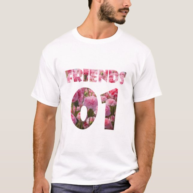 Camiseta Mejores amigos para 3 - Amigos (Anverso)