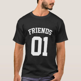 Camiseta Mejores Amigos Para 3 - Amigos 01