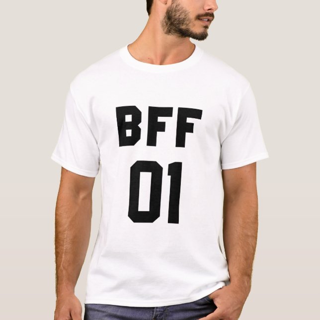 Camiseta Mejores amigos para 3 - BFF 01 (Anverso)