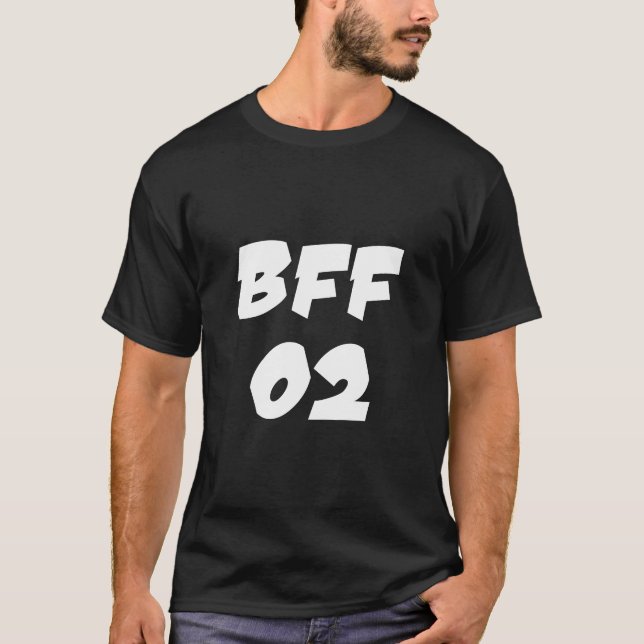 Camiseta Mejores amigos para 3 - BFF 02 (Anverso)