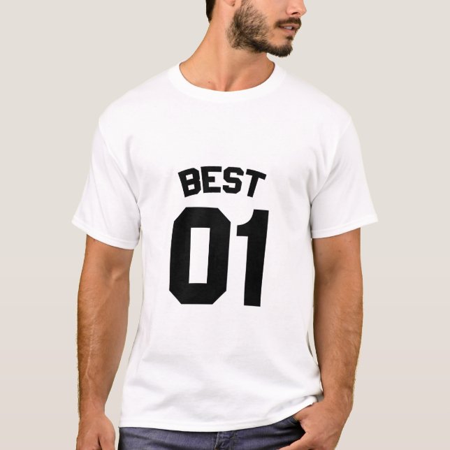 Camiseta Mejores Amigos Para 3 - Mejor 01 (Anverso)
