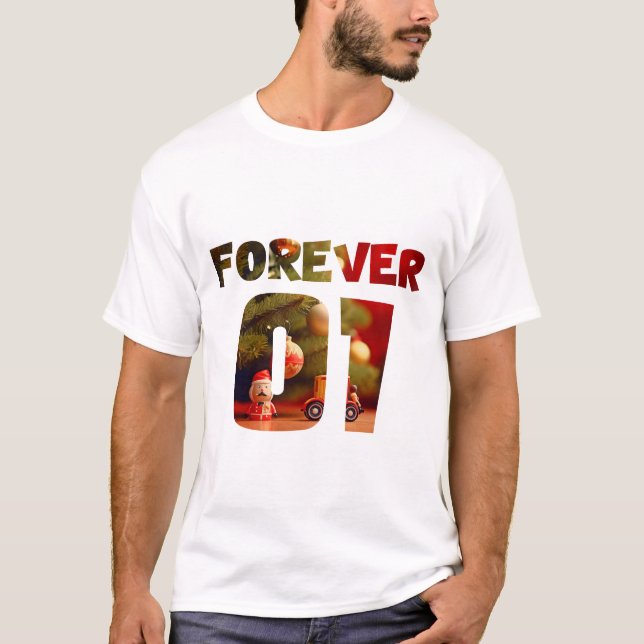 Camiseta Mejores Amigos para 3 - para siempre (Anverso)
