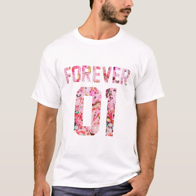 Camiseta Mejores Amigos para 3 - para siempre (Anverso)