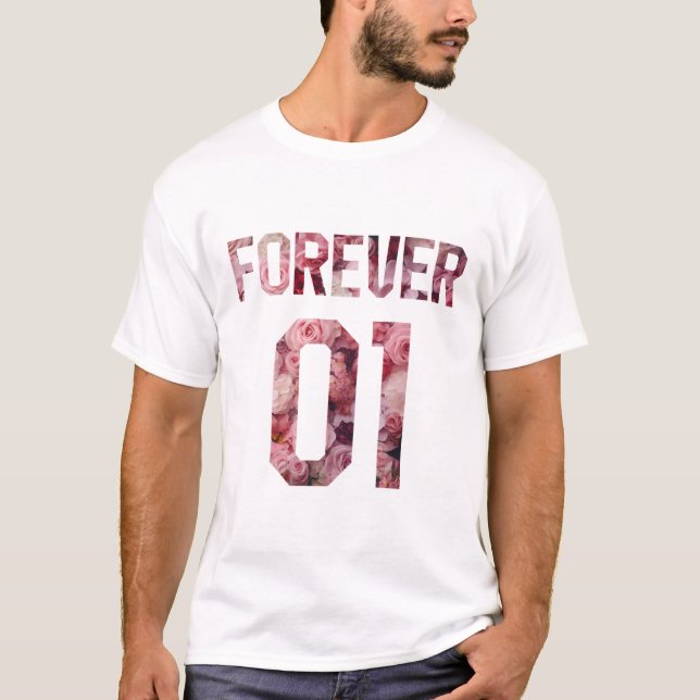 Camiseta Mejores Amigos para 3 - para siempre (Anverso)