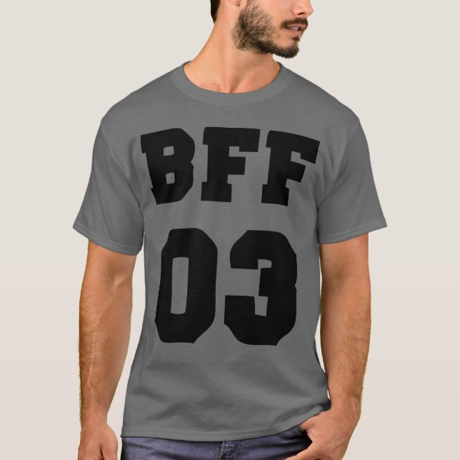 Camiseta Mejores amigos para la cosecha de 3 BFF (Anverso)