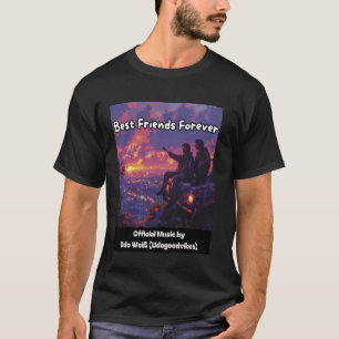 Camiseta Mejores Amigos Para Siempre Amistad al Atardecer