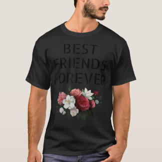 Camiseta Mejores Amigos Para Siempre Bff Correspondiendo Fl