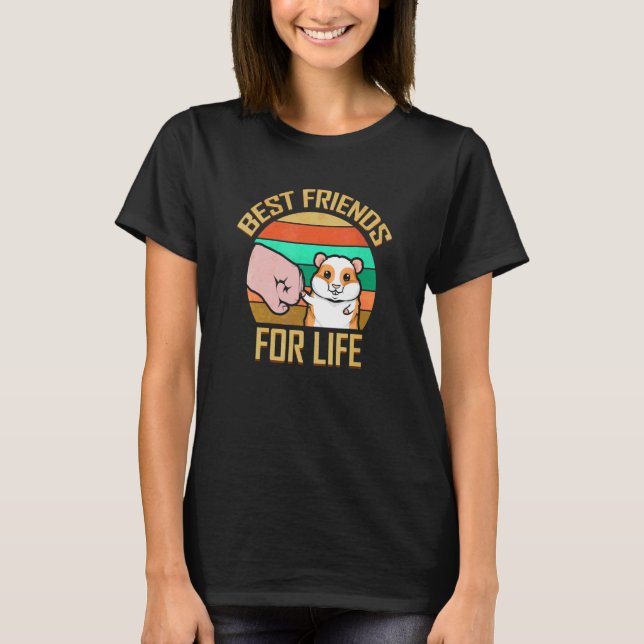Camiseta Mejores Amigos Para Toda La Vida     Conejillo de  (Anverso)