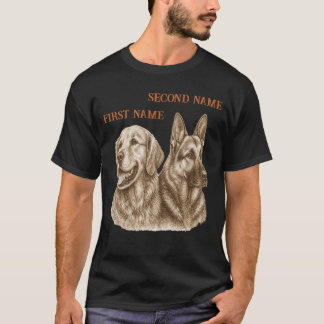 Camiseta Mejores amigos personalizados para varias mascotas