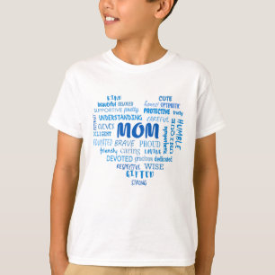 Camiseta Mejores cualidades de la madre y características d