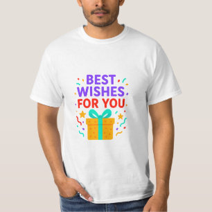Camiseta Mejores deseos para los niños Cajón de regalo colo