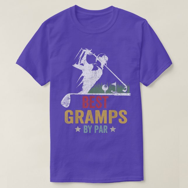 Camiseta Mejores Gramps De Golf Para Hombres De Par Daddy G (Diseño del anverso)