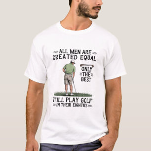 Camiseta Mejores hombres juegan golf ochentas golfista dive