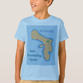 Camiseta Mejores lugares de snorkel y buceo en bonaire