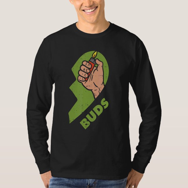 Camiseta Mejores Malezas Coincidiendo Pareja Encendedor Sto (Anverso)
