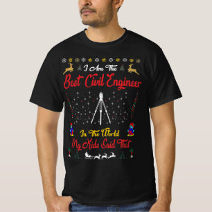 Camiseta Mejores Navidades de Ingeniería Civil