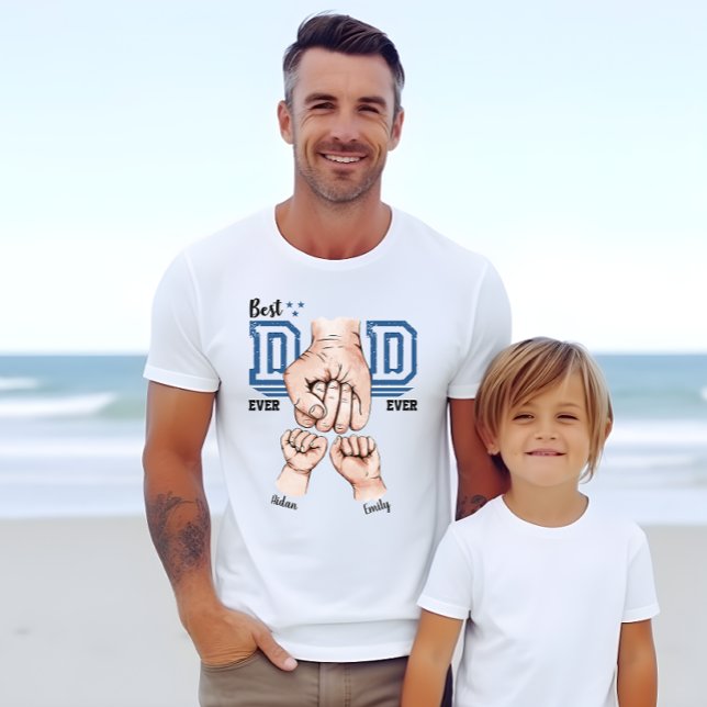 Camiseta Mejores Papá del Mundo Choque de Puños -  (Subido por el creador)