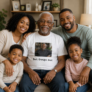 Camiseta Mejores Recuerdos de Familia Abuelo Foto