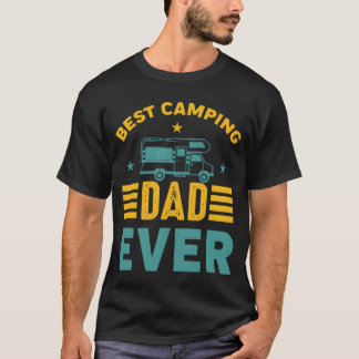 Camiseta Mejores regalos de Camping para Papá Camp Aventura