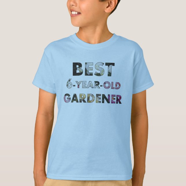 Camiseta Mejores Rosas de jardinería de 6 años (© Mira) (Anverso)