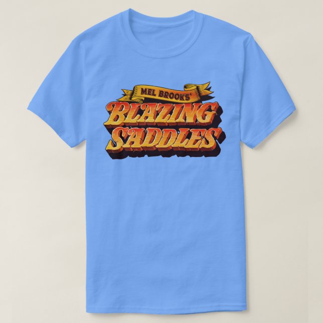 Camiseta Mel Brooks Blazing Saddles (Diseño del anverso)