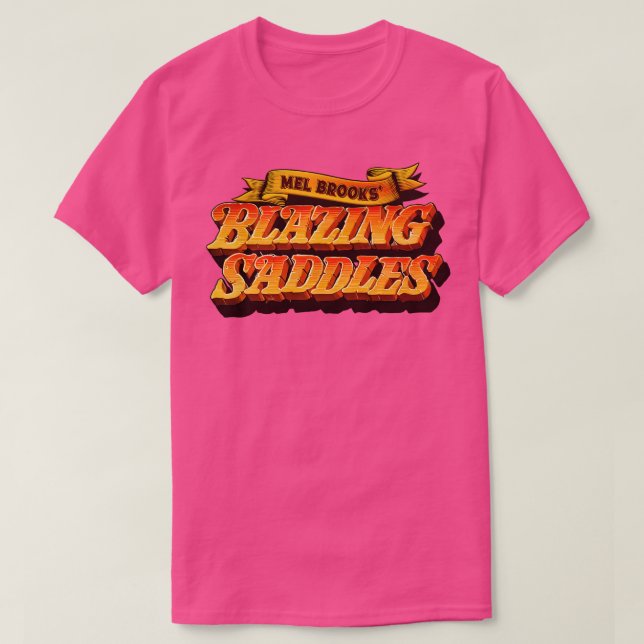 Camiseta Mel Brooks Blazing Saddles (Diseño del anverso)