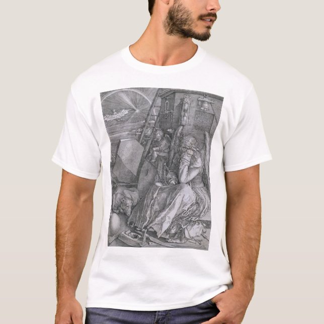 Camiseta Melancholia, Albrecht Durer (Anverso)
