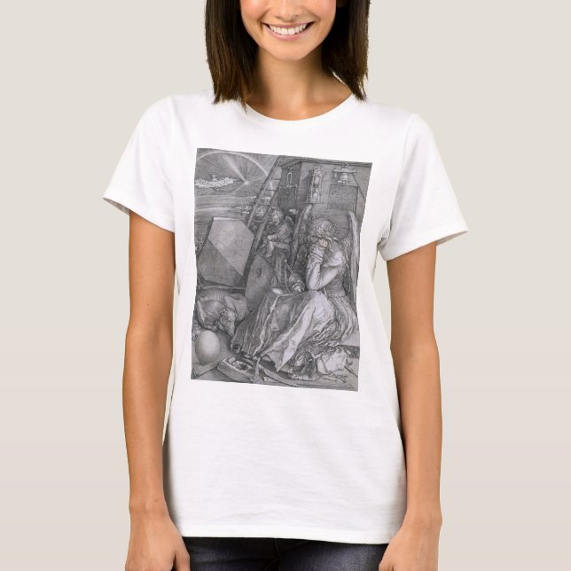Camiseta Melancholia, Albrecht Durer (Anverso)