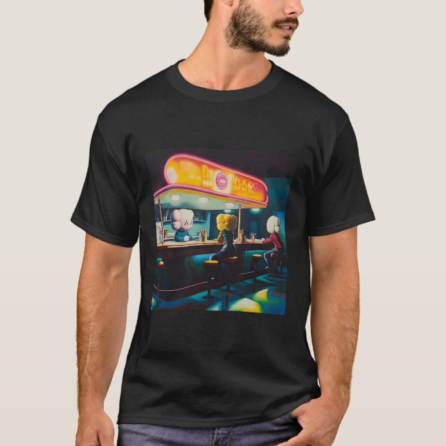 Camiseta Melancholy Diner tarde por la noche (Anverso)