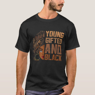 Camiseta Melani Afro, Joven Gifado Y Vestido Negro