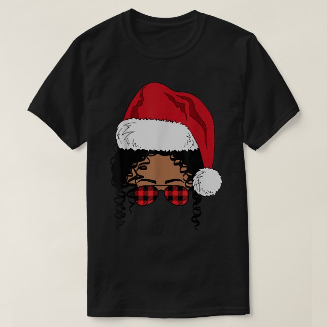 Camiseta Melani, Navidades afroamericanos de raza negra (Diseño del anverso)