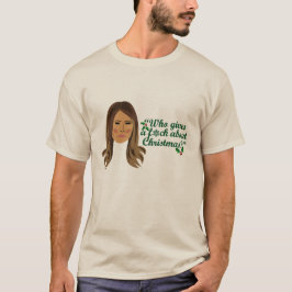 Camiseta Melania Trump, que se burla de los Navidades