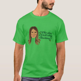 Camiseta Melania Trump, que se burla de los Navidades