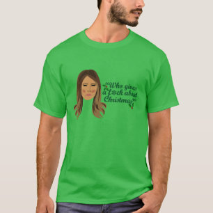Camiseta Melania Trump, que se burla de los Navidades