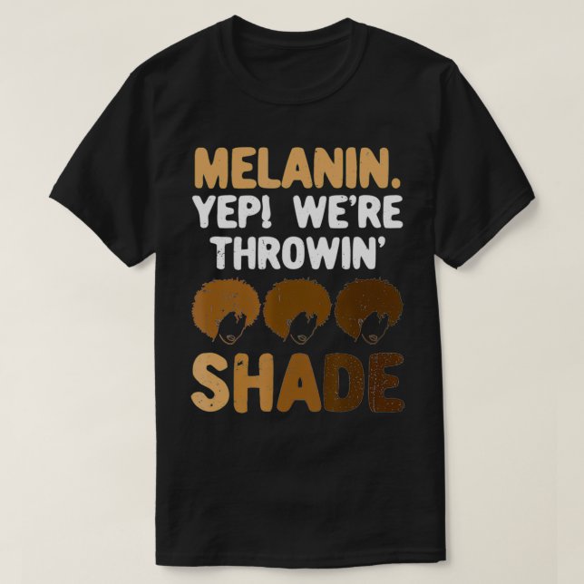 Camiseta Melanin (Diseño del anverso)