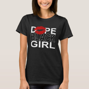 Camiseta Melanin Af, bonito Chicas de la Reina Educada Negr