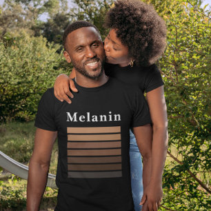 Camiseta Melanin Africa American Black History Mono