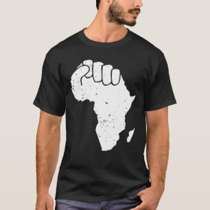 Camiseta Melanin Africa Map African American Black History