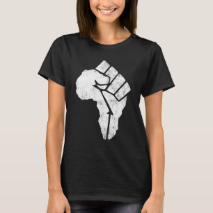 Camiseta Melanin Africa Map Black History Month African Ame