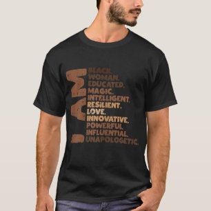 Camiseta Melanin Africa Orgullo Historia BHM