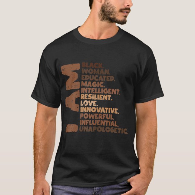 Camiseta Melanin Africa Orgullo Historia BHM (Anverso)